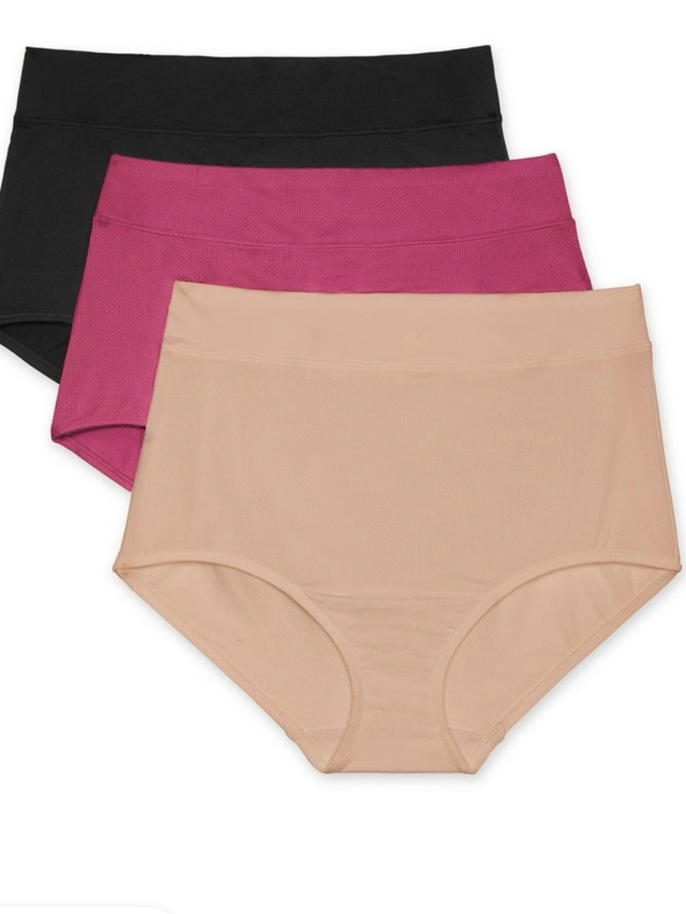 Warners Blissful Benefits Women's Breathable Moisture-Wicking Microfiber Brief M